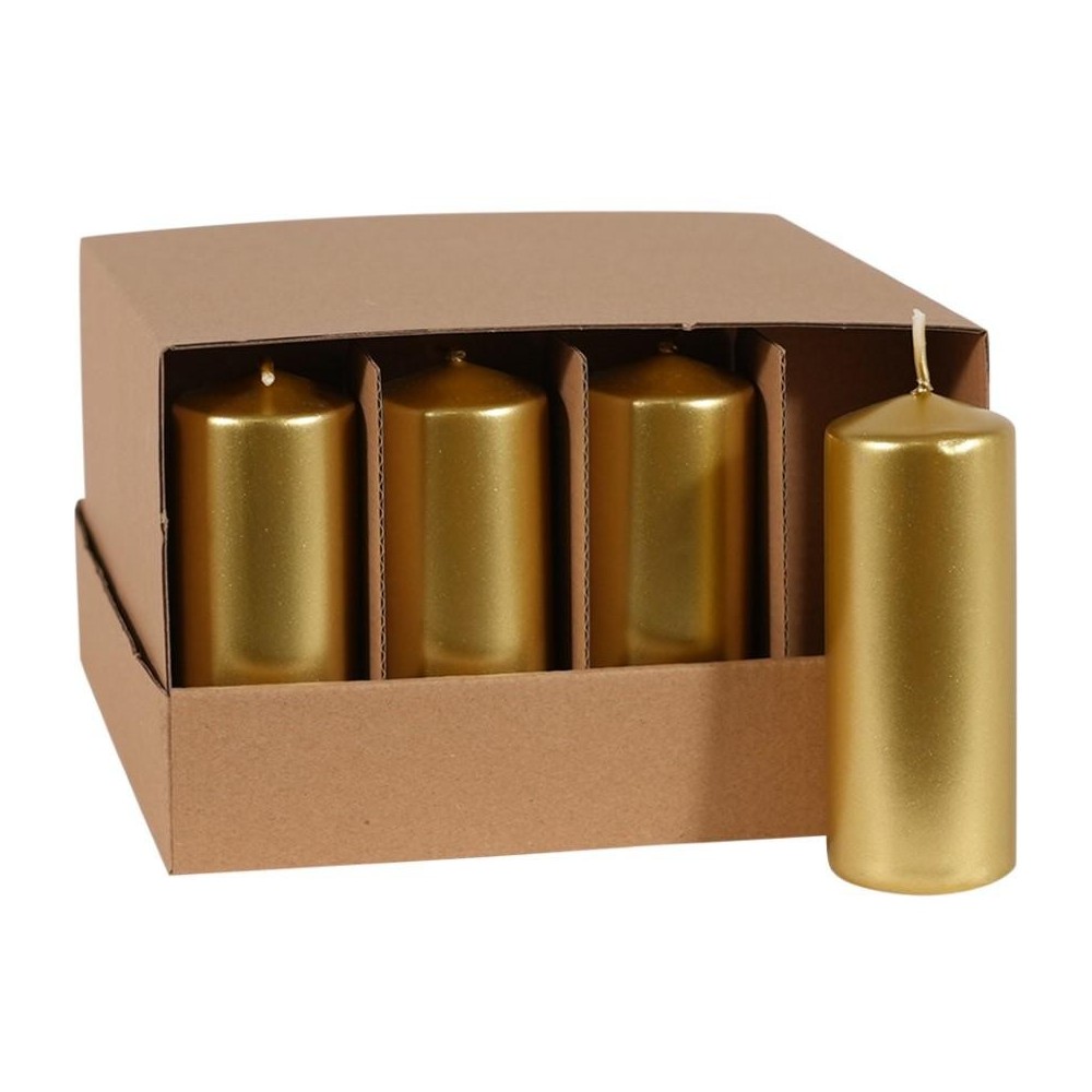 MOCCOLO METALLIZZATO H100XD40 MM. ORO